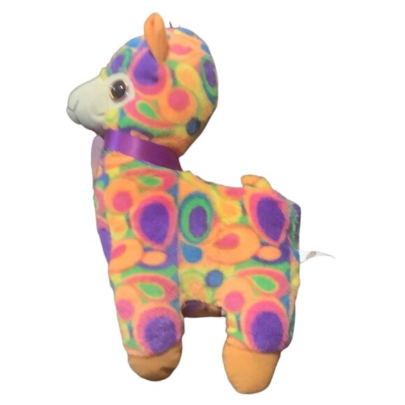 Pajama Llama Plush Toy Good Stuff Stuffed Animal 14” Rainbow Multicolor - Picture 4 of 7